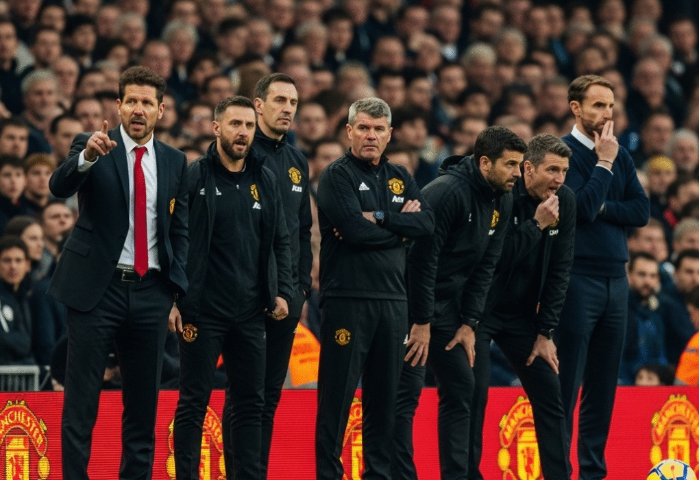 Manchester United’s Managerial Merry-Go-Round: Keane and Neville’s Desperate Pitch for Simeone, Because Why Not Add Some Argentine Spice to the Chaos?