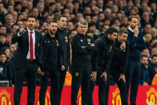 Manchester United’s Managerial Merry-Go-Round: Keane and Neville’s Desperate Pitch for Simeone, Because Why Not Add Some Argentine Spice to the Chaos?